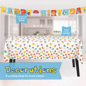 Unique Pokemon 9-inch plates sturdy for cake and snacks
