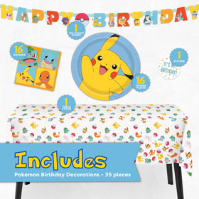 Unique Pokemon tablecloth leakproof 54x84 protects surfaces during meals
