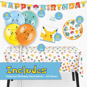 Unique Pokemon tablecloth 54x84 inches provides leakproof protection for spills.