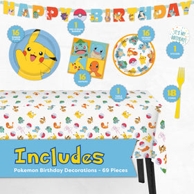 Unique Pokemon tablecloth protects surfaces with child-friendly Pokemon style