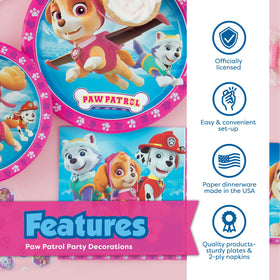 Unique Skye Paw Patrol party setup enhances themed celebrations.