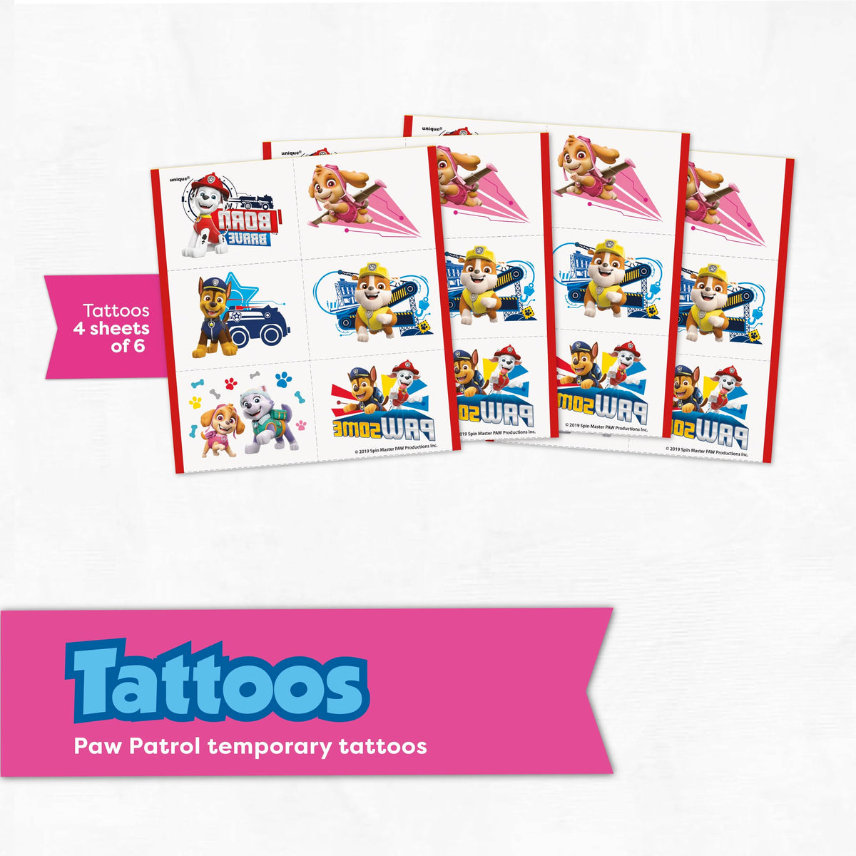 Unique Skye Paw Patrol large 9-inch plates for pizza and cake