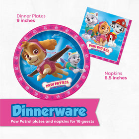 Unique Skye Paw Patrol temporary tattoos for fun party activity