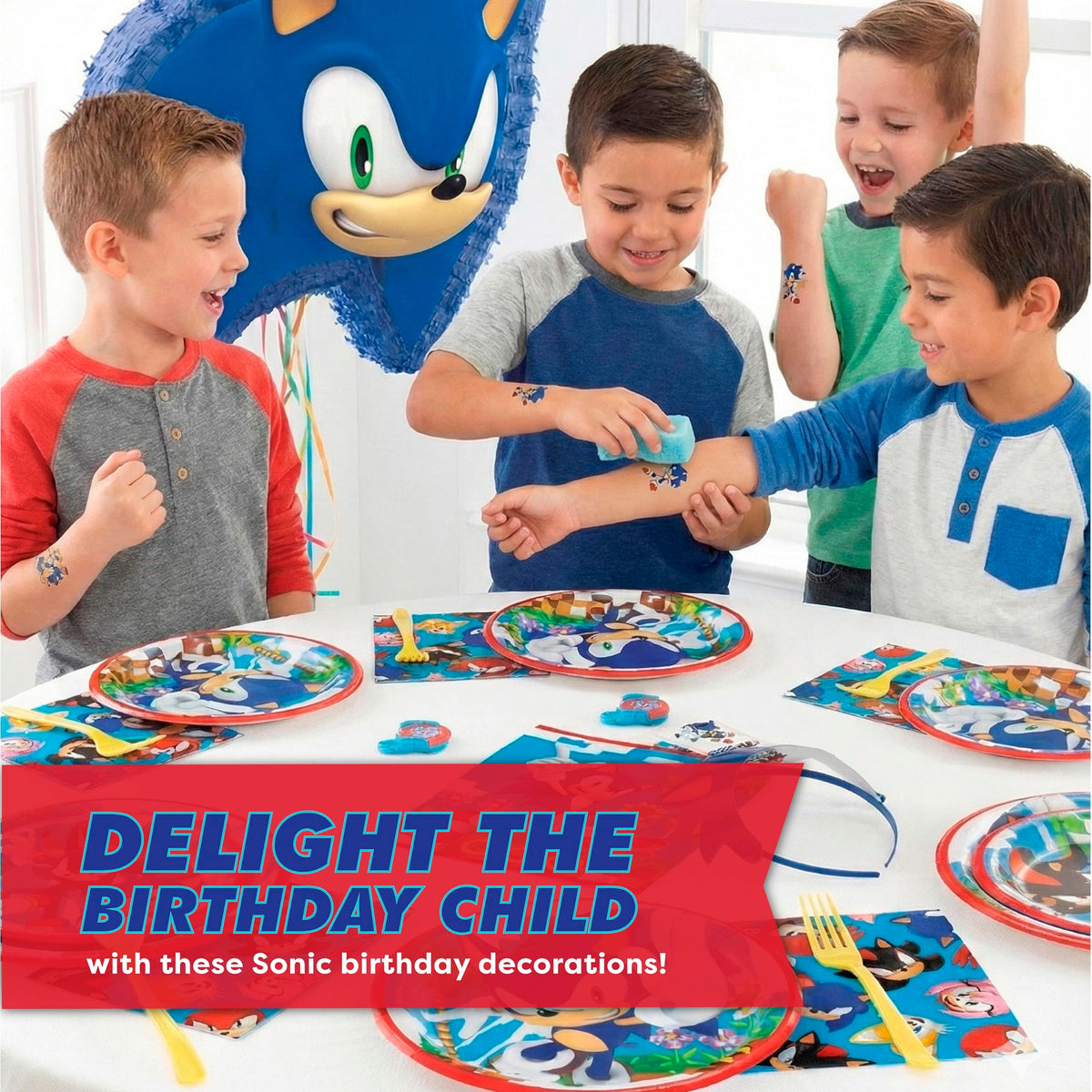 Unique Sonic birthday sticker It's My Birthday adds a playful keepsake moment.