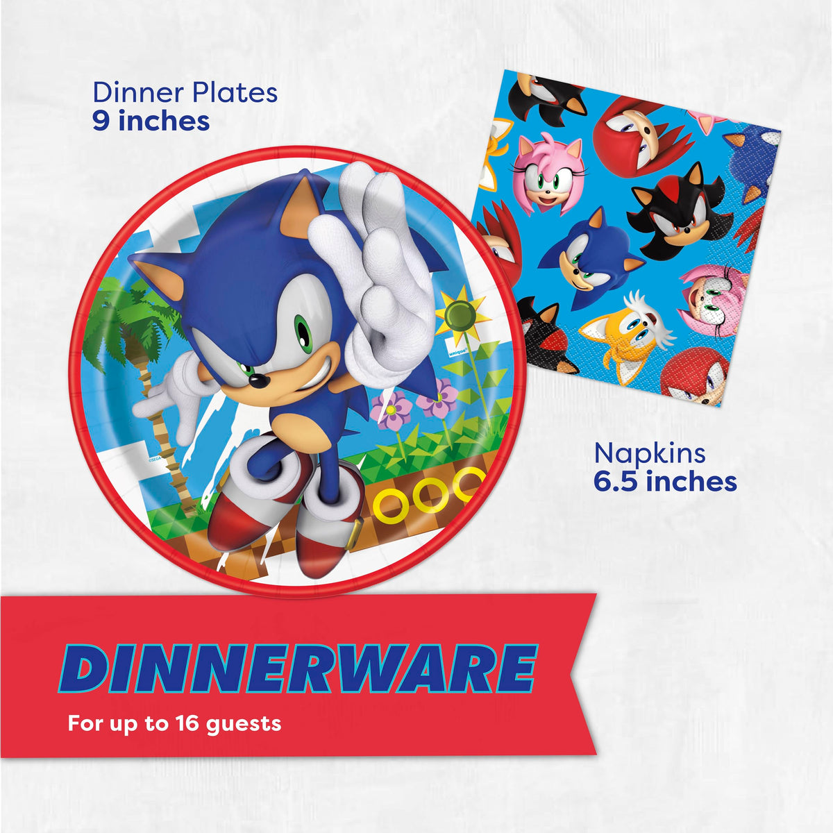 Unique Sonic 'It's My Birthday' sticker adds festive flair to the setup.