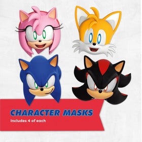 Unique Sonic napkins 6-5in help keep hands clean during snacks.