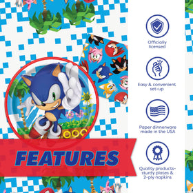 Unique Sonic officially licensed merchandise ensures authentic branding for Sonic parties.