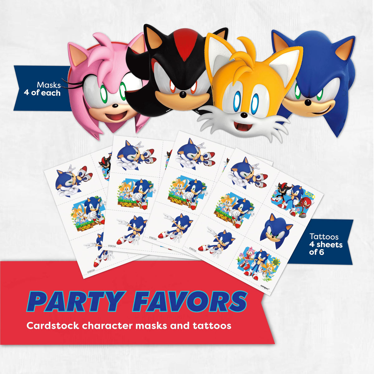 Unique Sonic plates 16 count 9-inch for easy serving of pizza and cake.