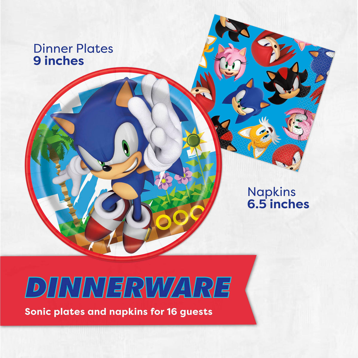 Unique Sonic tattoos 24 sheets offer playful art for favors and crafts.