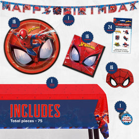 Unique Spiderman table cover protects surfaces while adding color.