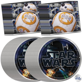 Unique Star Wars birthday decorations kit cover with galaxy visuals for quick party setup