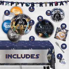 Unique Star Wars foil balloon adds a wow-factor to the party