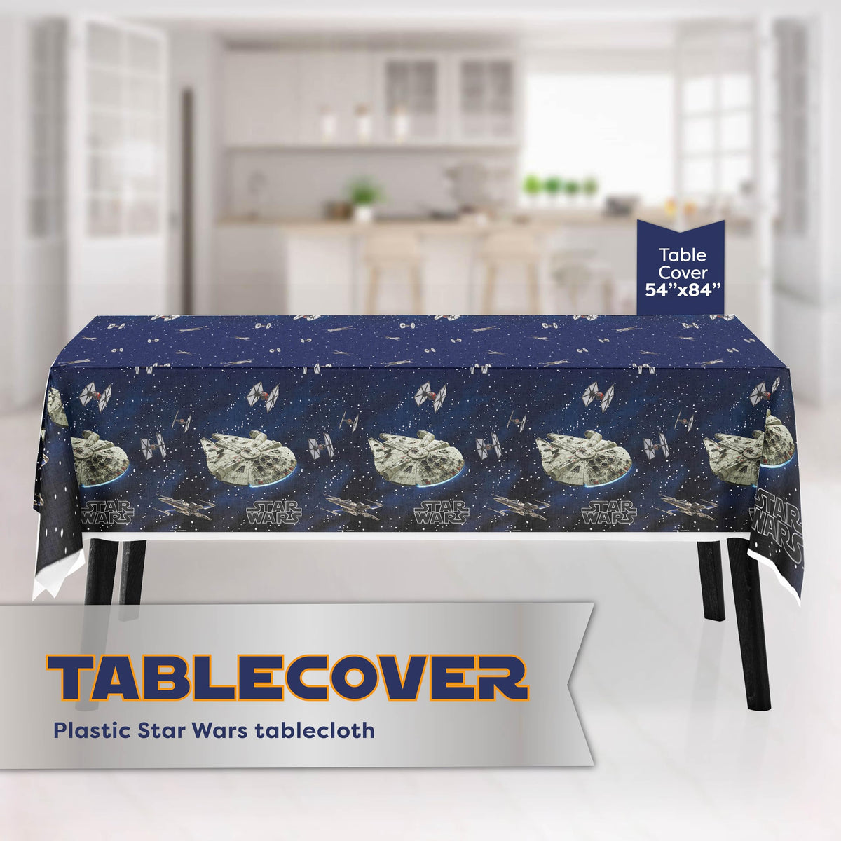 Unique Star Wars napkins, 16-count, quick cleanups during celebrations.