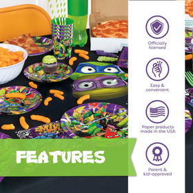 Unique TMNT Mutant Mayhem turtle masks 16 for party play.