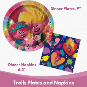 Unique Trolls checklist providing a quick setup guide for party prep.