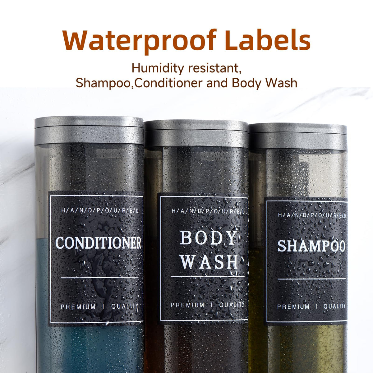 Unisence leak-proof pump handles thick liquids like conditioner.