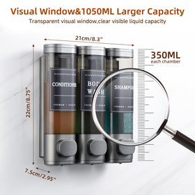 unisence lockable shower dispenser ensures security in shared spaces