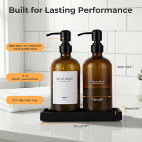 Unisence modern amber glass adds warm charm to any space.