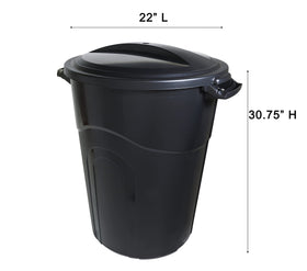 United Solutions 32-gallon trash can pass-through handles for easy transport