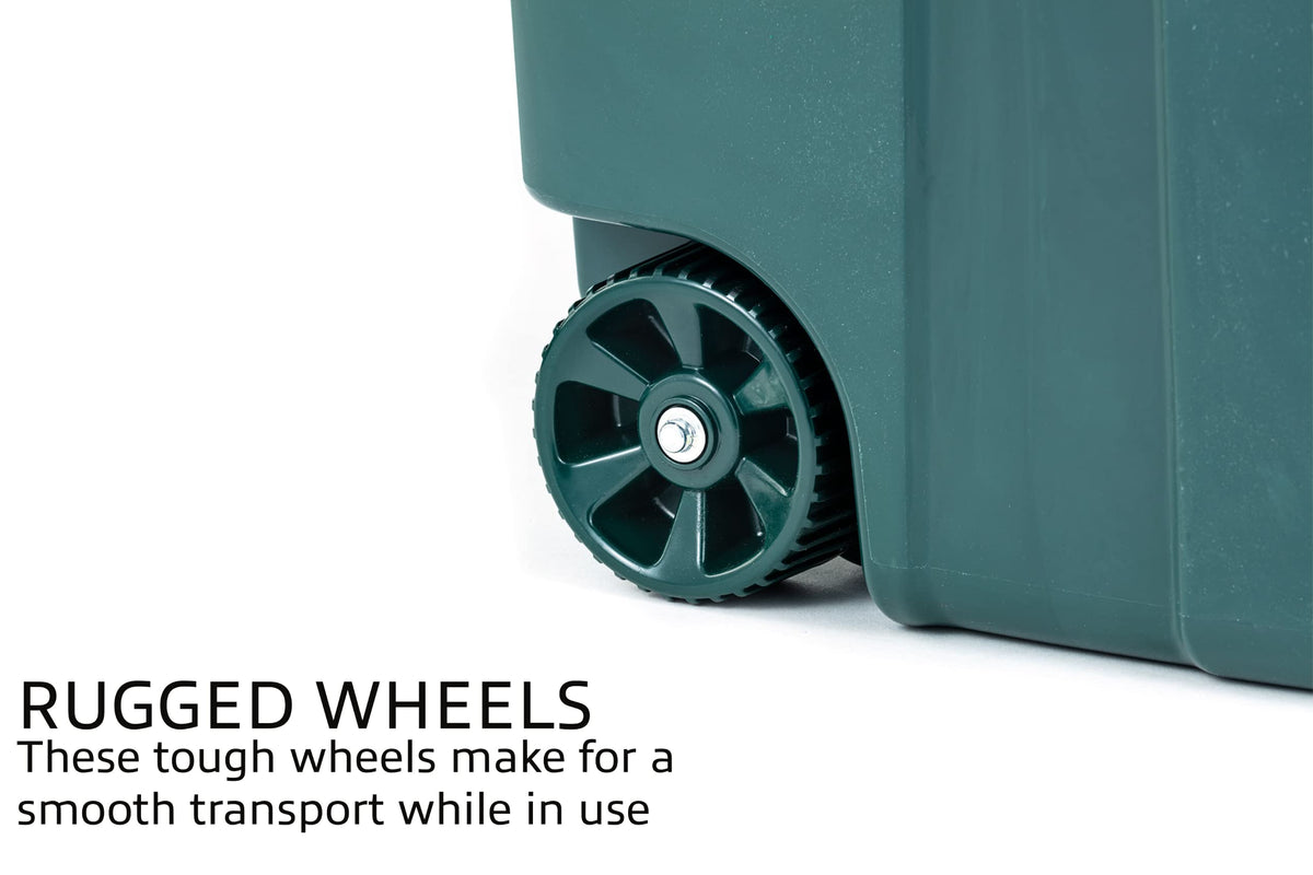 United Solutions ECOSolution can with heavy-duty handle for smooth carrying.
