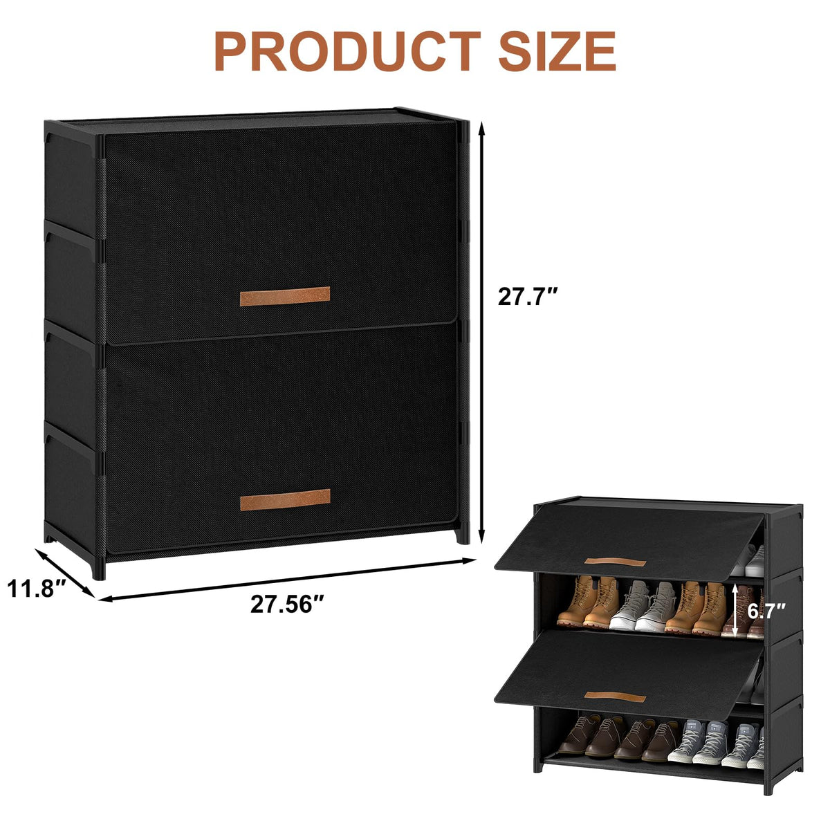 UNITSTAGE nonwoven-fabric frame offers durable, lightweight storage