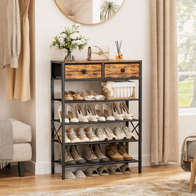 UNITSTAGE drawer section reveals two non-woven drawers for small accessories.