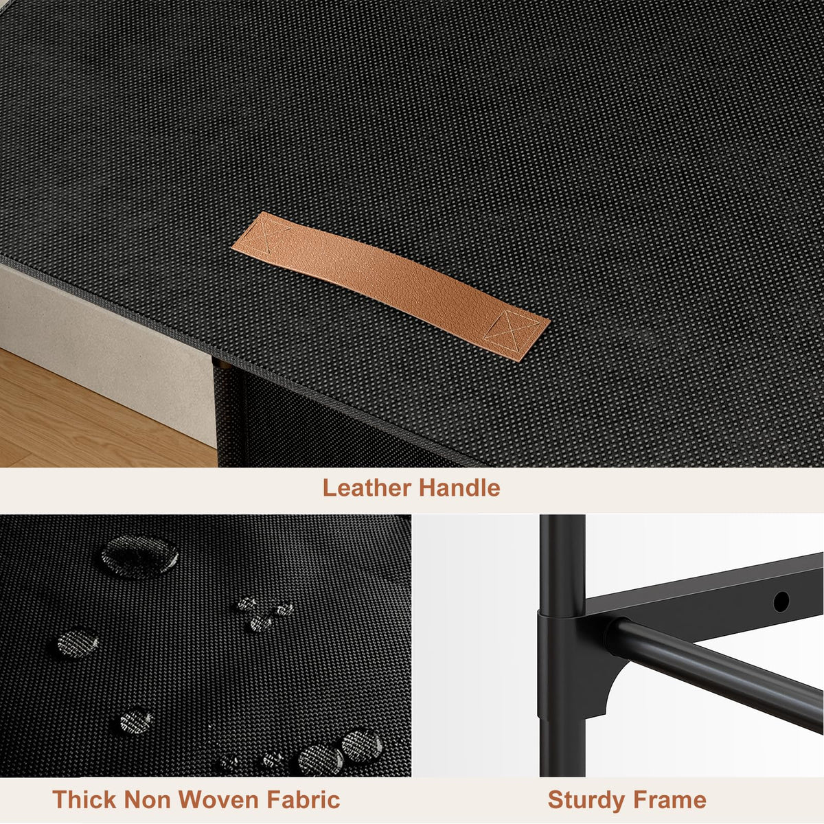 UNITSTAGE shoe rack dustproof closure protects shoes from dust and pests.