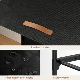 UNITSTAGE shoe rack dustproof closure protects shoes from dust and pests.