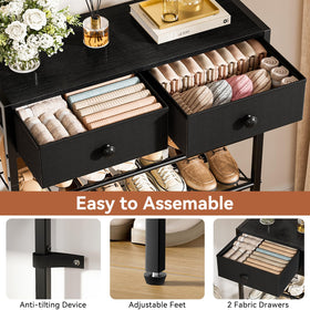 UNITSTAGE versatile design fits entryways, bedrooms, or hallways for organized storage.