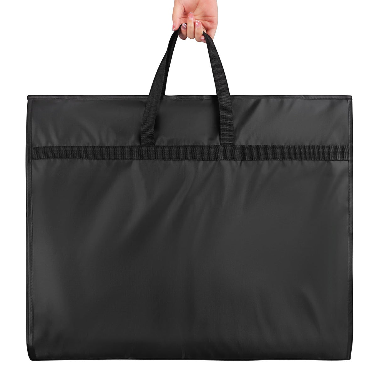 Univivi bag features sturdy handles and a D ring for hanging.