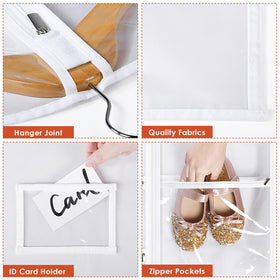 Univivi three-pocket design stores belts and accessories separately