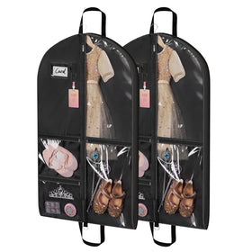 Univivi dance costume bag 40-inch hanging keeps outfits organized during travel.