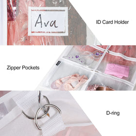 Univivi bag with a large back pocket ideal for larger outfits and accessories.