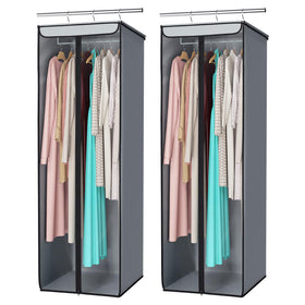 Univivi 54-inch garment bag with clear window for easy visibility.