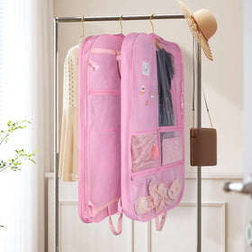 Univivi pink bag includes plush doll and badges for customization
