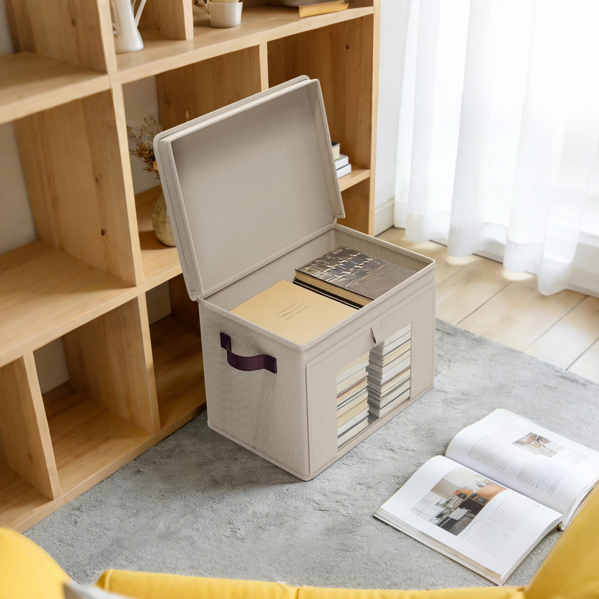 Univivi durable fabric close-up highlighting sturdy construction for heavy items