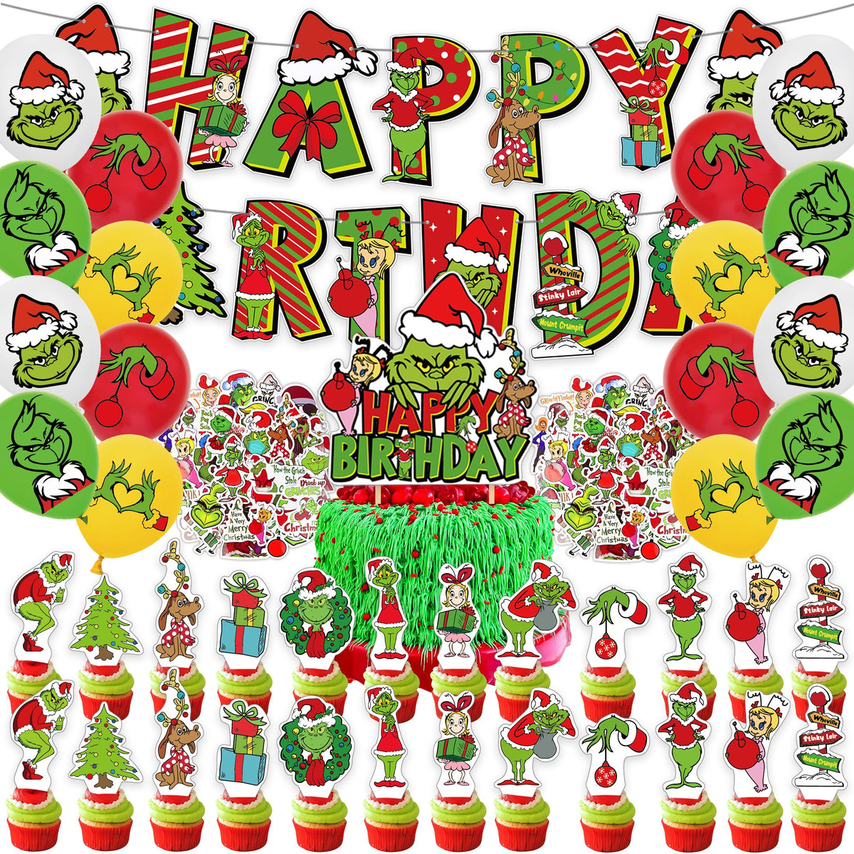 UNJUICE green monster rain curtain for instant festive entrances