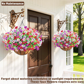 Unlemoni Artfiticial outdoor decor enhances porches, balconies, and gardens