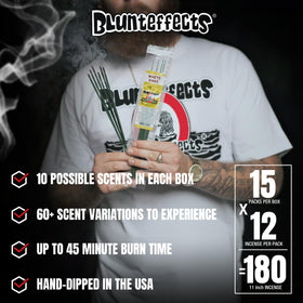 UNP Blunteffects mood-enhancing incense for relaxing evenings and creative moments.