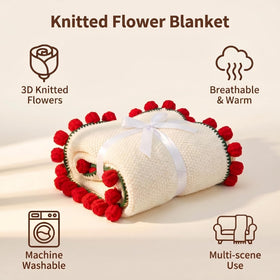 UODOR gift-appropriate rose blanket for Mother's Day or special occasions.