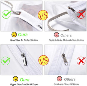 UOUEHRA pack of 6 garment bags for organized storage