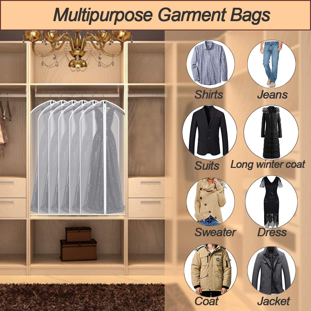 UOUEHRA long-coat and dress bags keep garments neat and protected.
