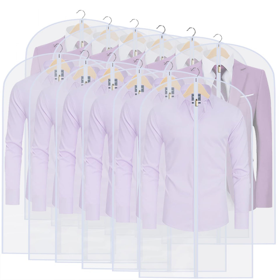UOUEHRA suit bags 24x40 set12 for organized closet storage and quick visibility.