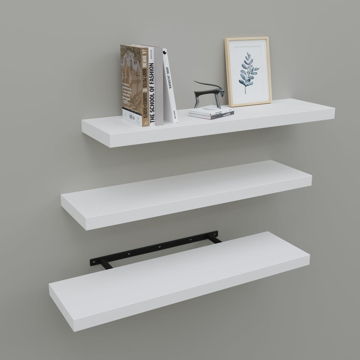 Upassion floating shelves in living room display versatile storage with clean lines
