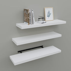 Upassion floating shelves in living room display versatile storage with clean lines