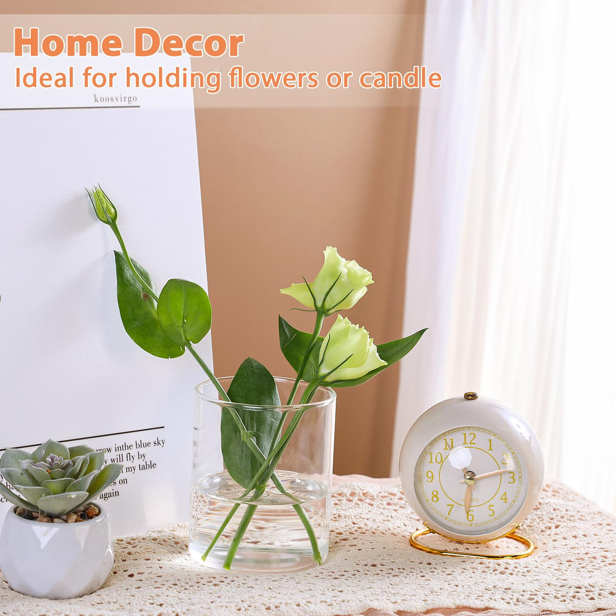 UPBUD durable clear vases offer reliable reuse for celebrations