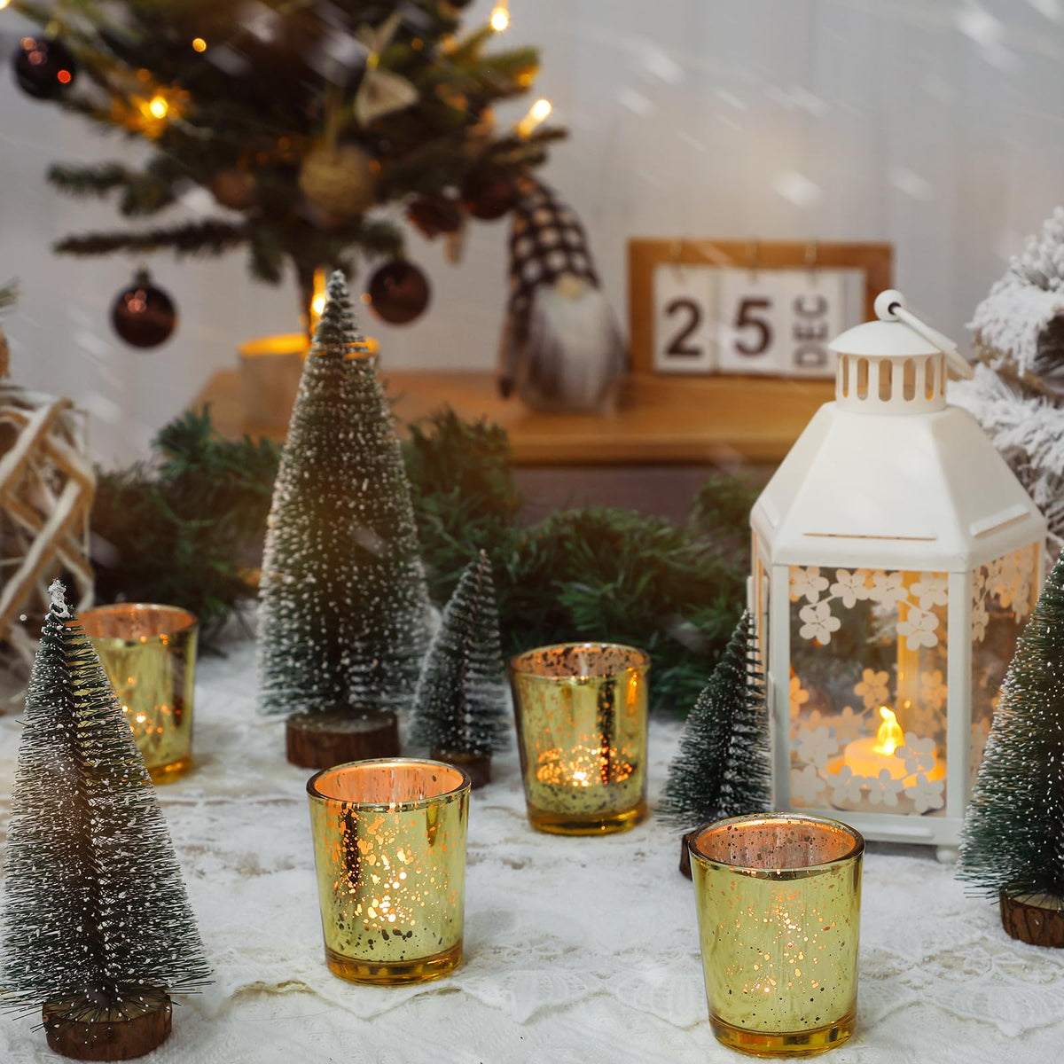 UPBUD Halloween Centerpiece Decor adds subtle festive glow.