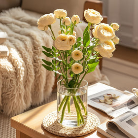 UPBUD hurricane candle holder vase for table decor