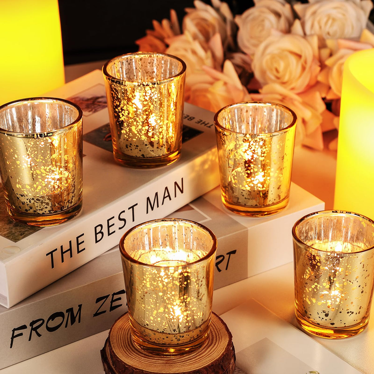 UPBUD Soft Gold Glow creates inviting ambiance at events.