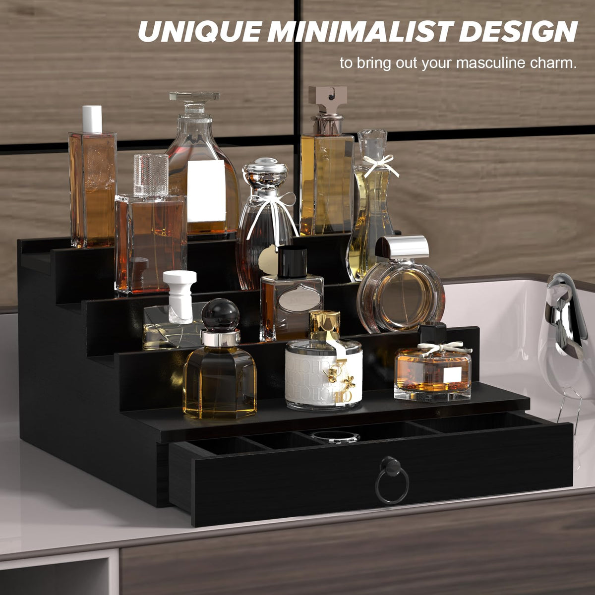 Upcessory Cologne Organizer gift-ready design makes a stylish present for men
